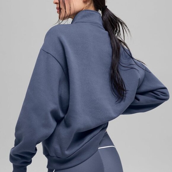 Accolade 1/4 Zip Pullover Medium Bluestone - Picture 3 of 4